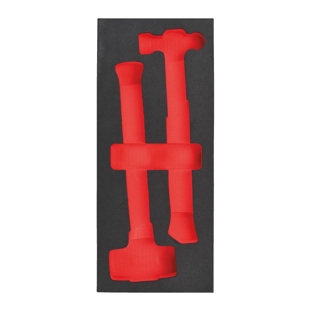 Ersatz-Einlage 1/3 für Schlosser- und Schonhammer, für Werkstattwagen 78 cm